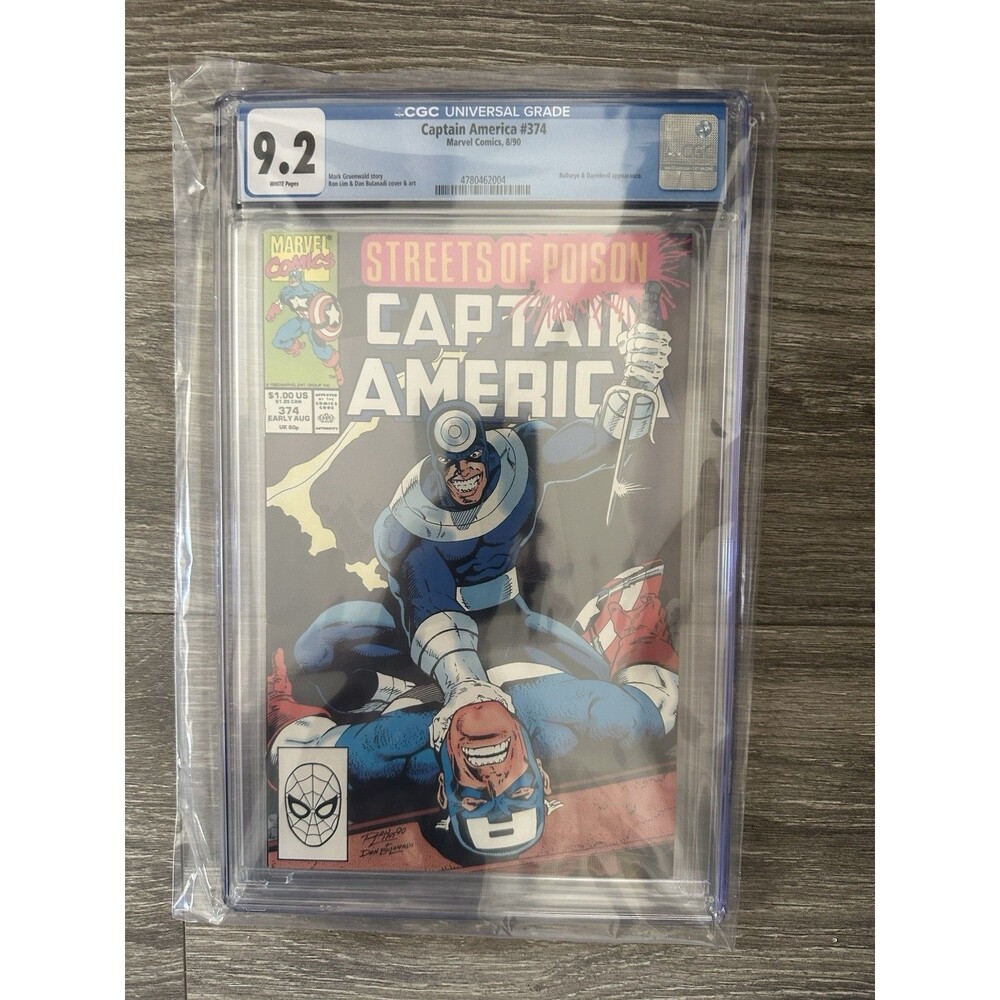 Captain America #374 CGC Graded 9.2